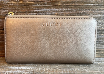 Gold Gucci Wallet
